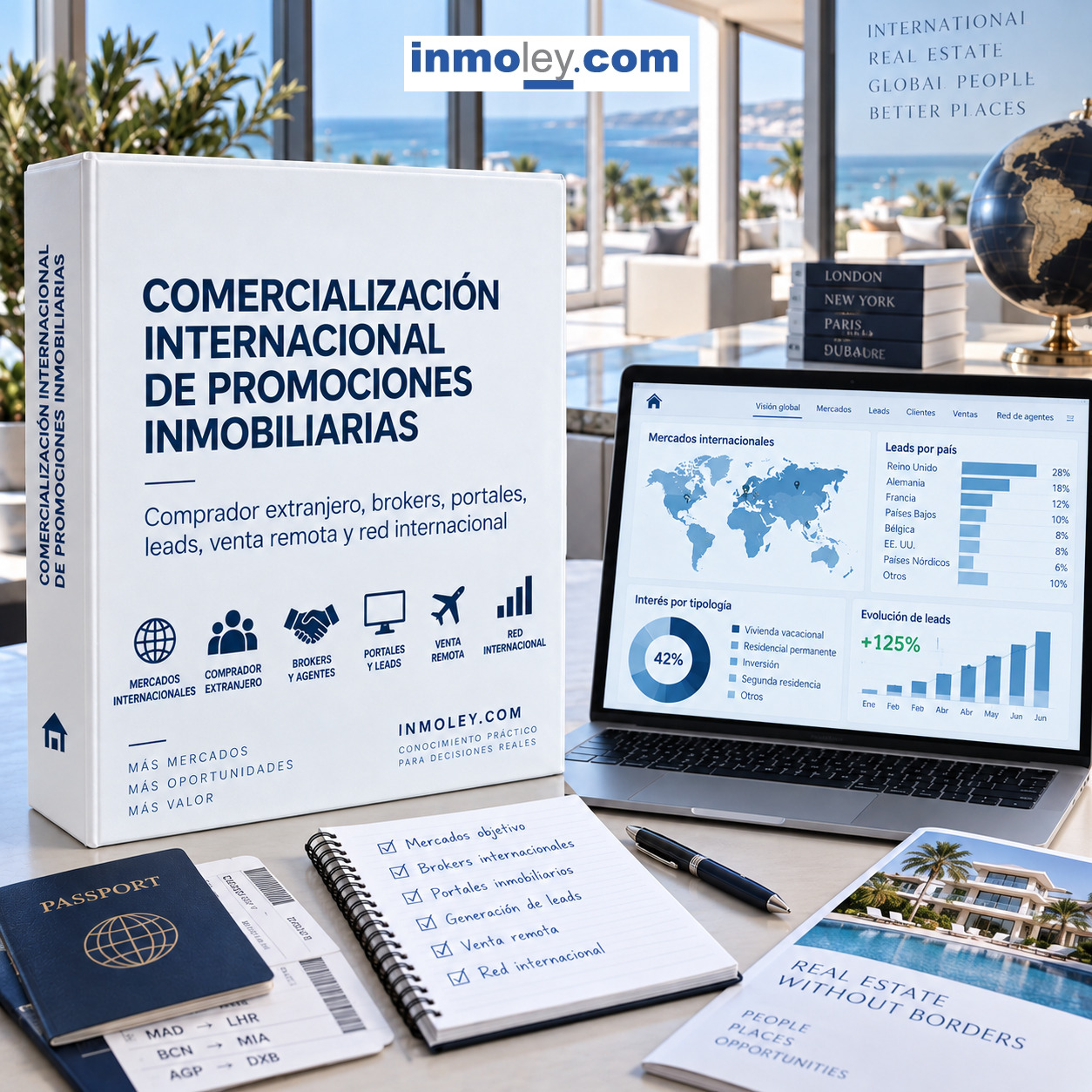 COMERCIALIZACI�N INTERNACIONAL DE PROMOCIONES INMOBILIARIAS: COMPRADOR EXTRANJERO, BROKERS, PORTALES, LEADS, VENTA REMOTA Y RED INTERNACIONAL
