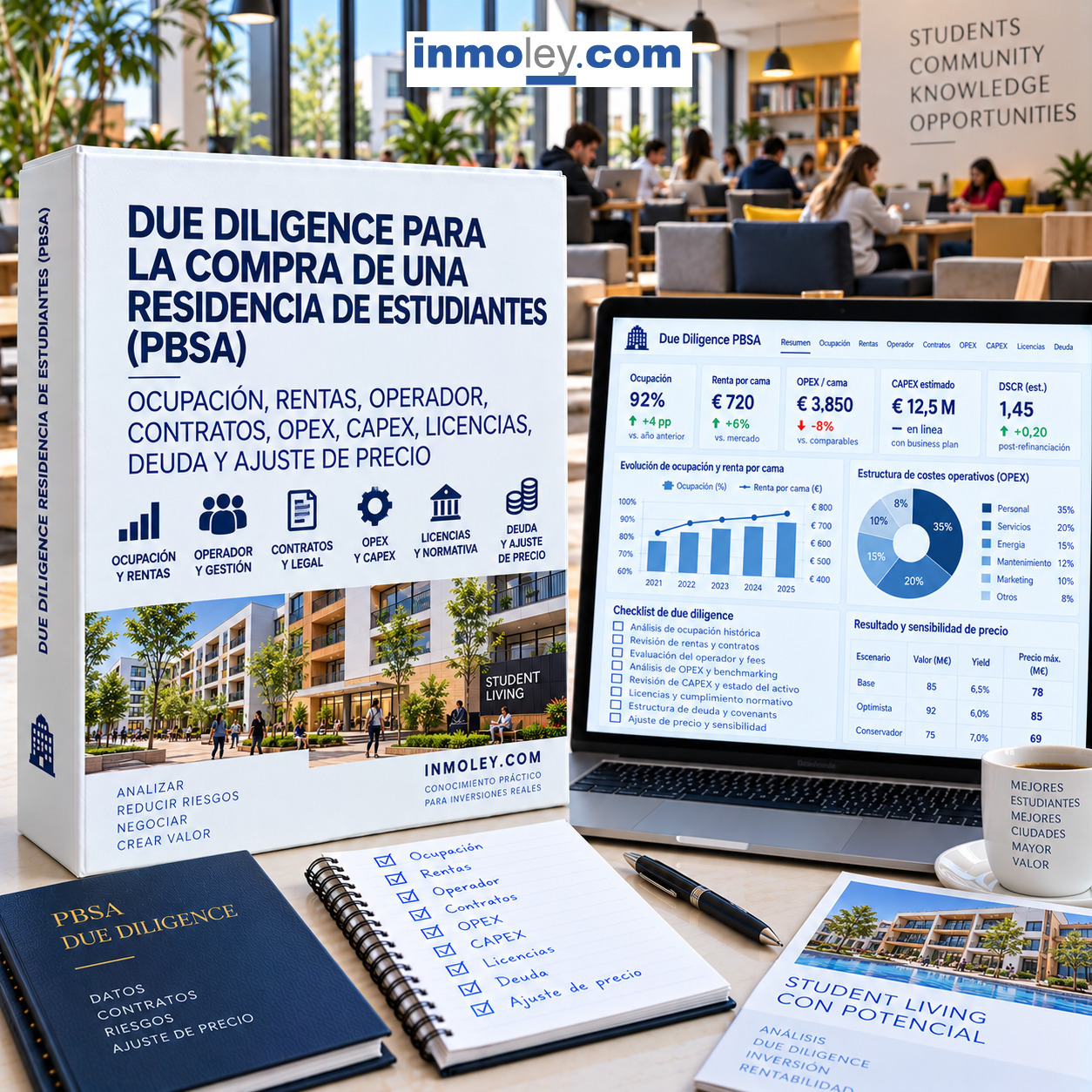 DUE DILIGENCE PARA LA COMPRA DE UNA RESIDENCIA DE ESTUDIANTES (PBSA): OCUPACI�N, RENTAS, OPERADOR, CONTRATOS, OPEX, CAPEX, LICENCIAS, DEUDA Y AJUSTE DE PRECIO