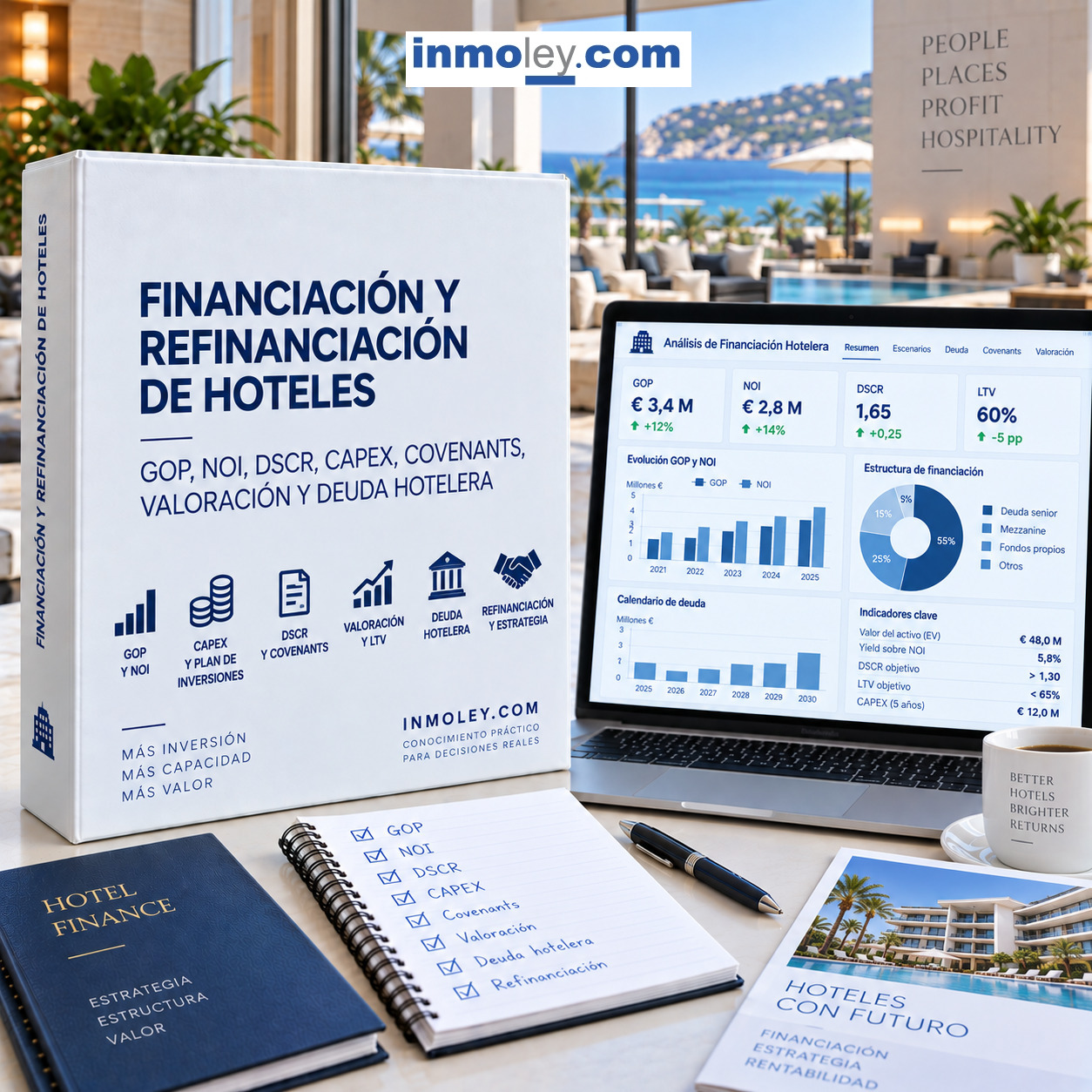 FINANCIACIÓN Y REFINANCIACIÓN DE HOTELES: GOP, NOI, DSCR, CAPEX, COVENANTS, VALORACIÓN Y DEUDA HOTELERA