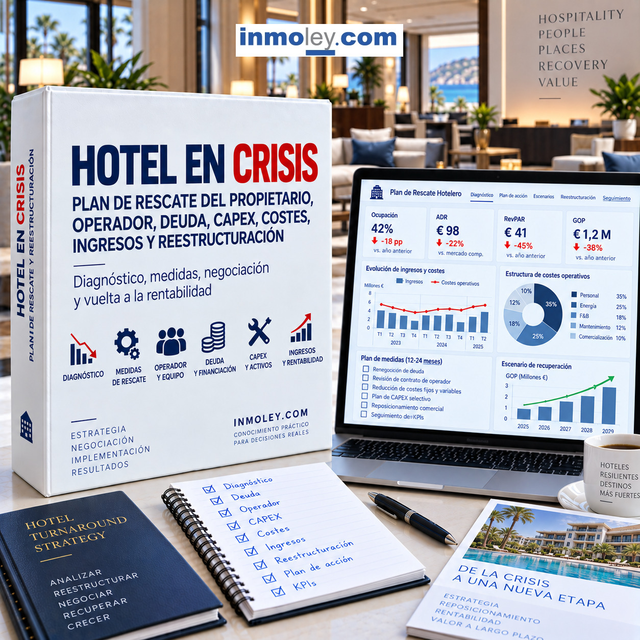 HOTEL EN CRISIS. PLAN DE RESCATE DEL PROPIETARIO, OPERADOR, DEUDA, CAPEX, COSTES, INGRESOS Y REESTRUCTURACIÓN