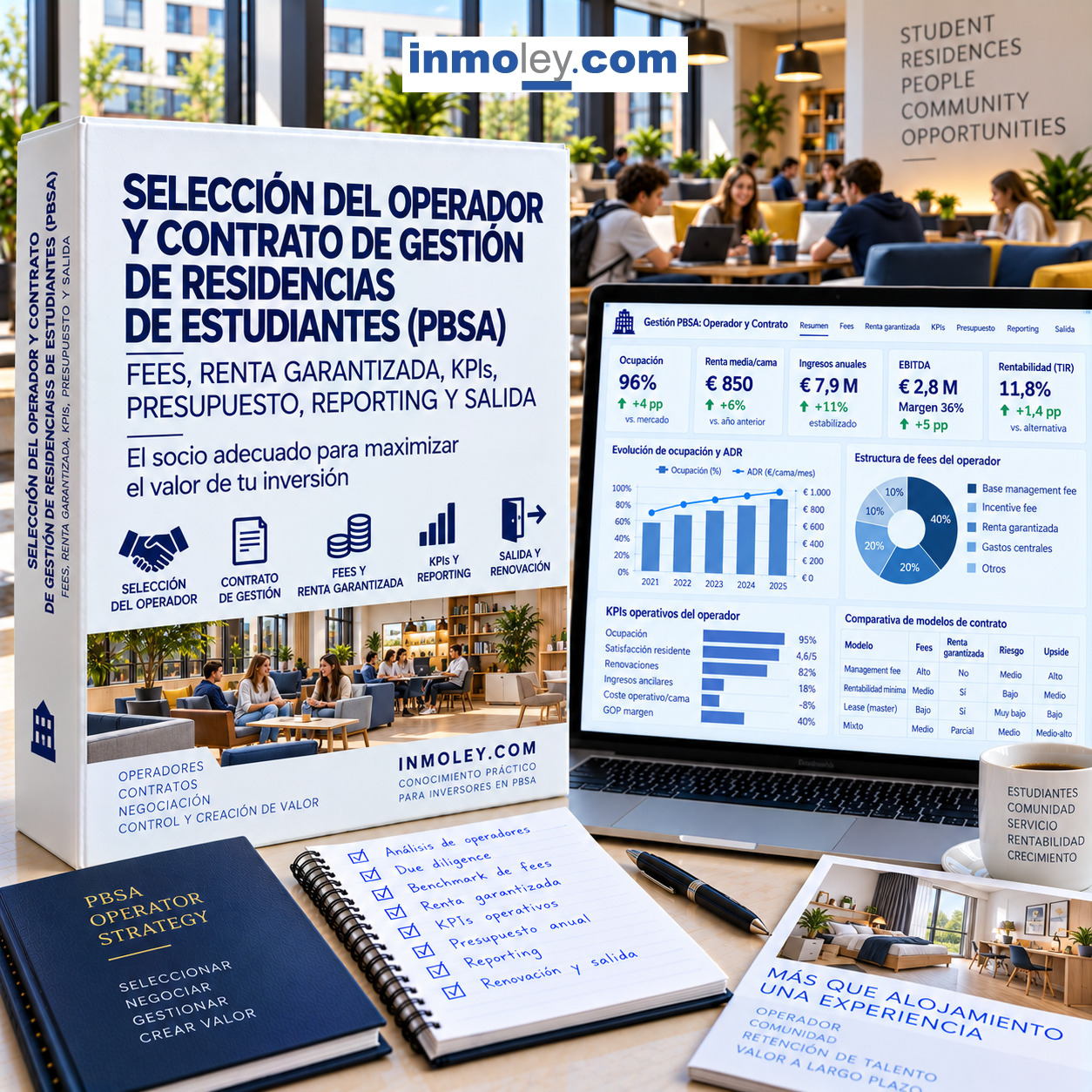 SELECCIÓN DEL OPERADOR Y CONTRATO DE GESTIÓN DE RESIDENCIAS DE ESTUDIANTES (PBSA): FEES, RENTA GARANTIZADA, KPIs, PRESUPUESTO, REPORTING Y SALIDA