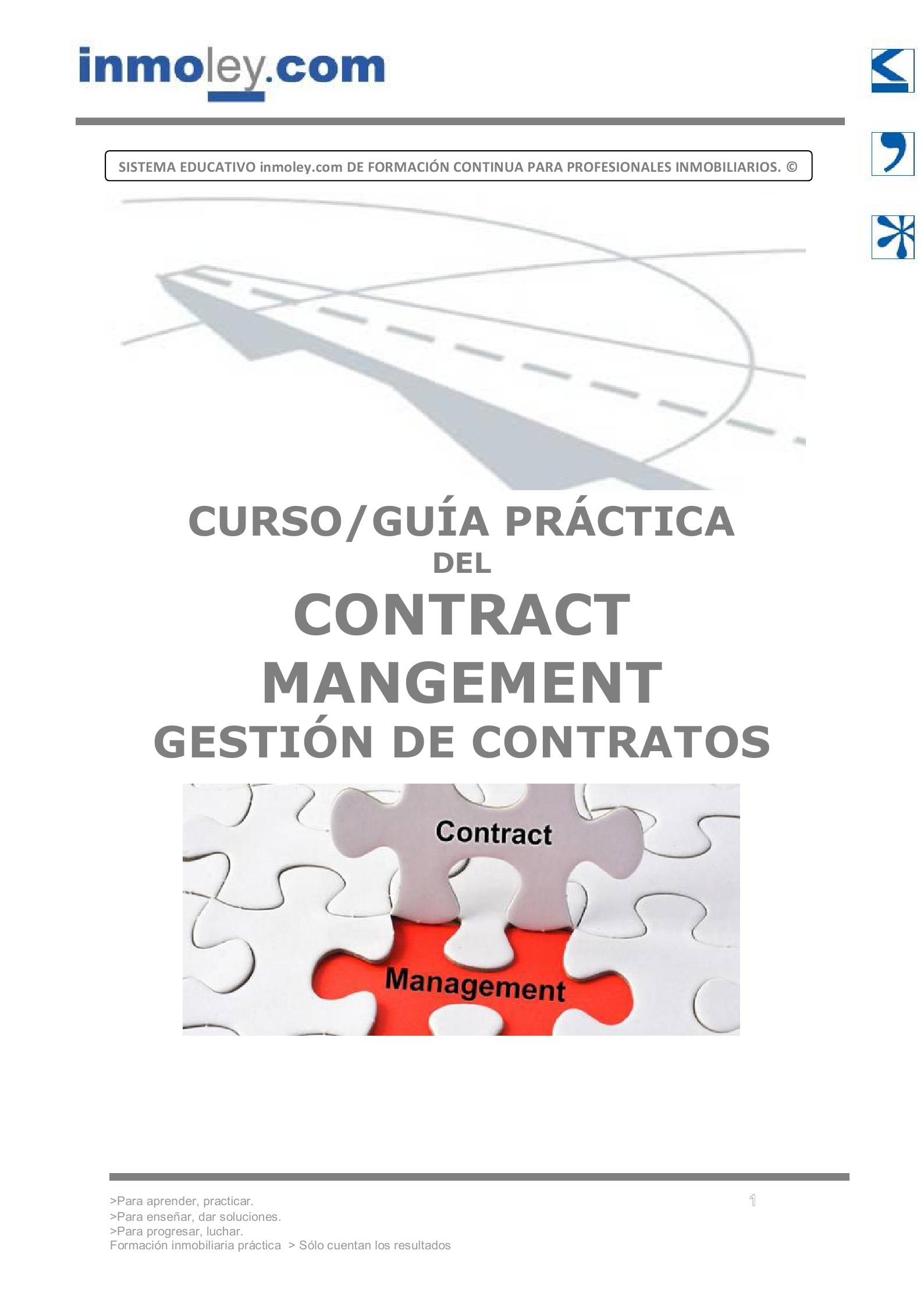 Portada de la guía práctica Contract Management. Gestión de contratos