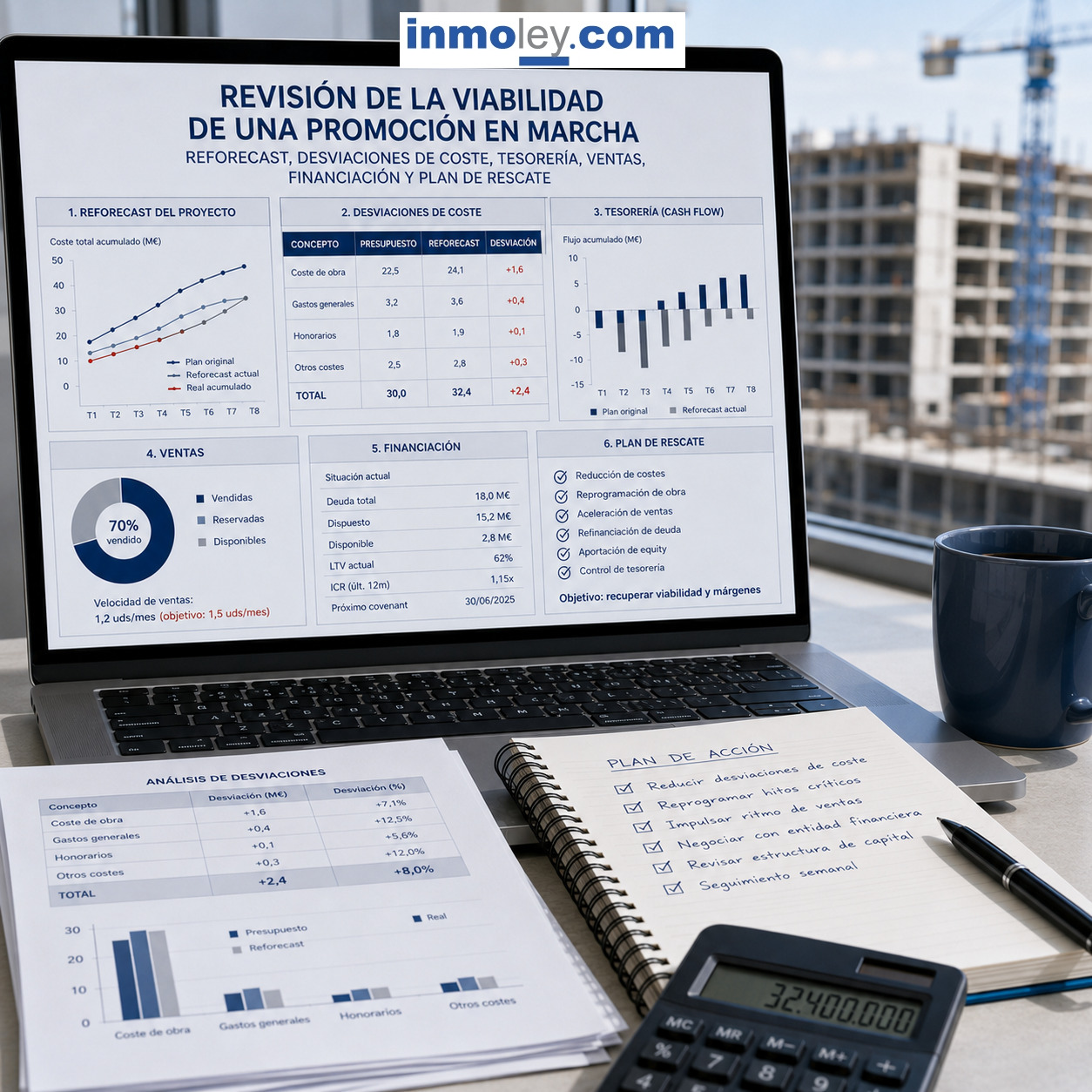 REFORECAST: RESCATAR ANTES DE AGOTAR LA CAJA DE LA PROMOCI�N INMOBILIARIA
