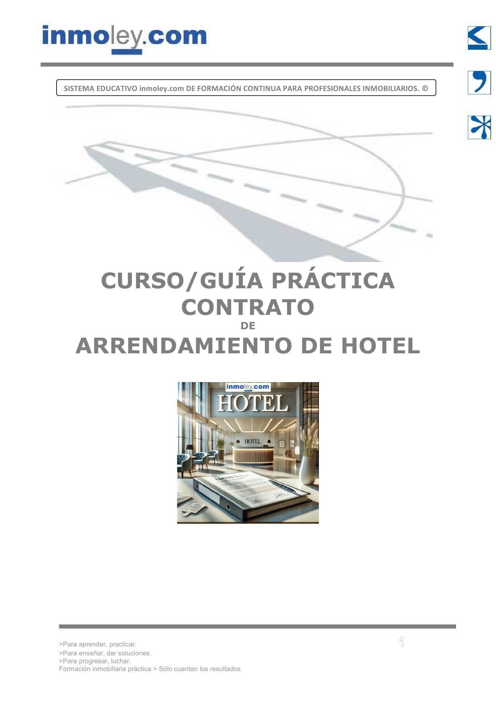 GUÍA PRÁCTICA  DEL CONTRATO DE ARRENDAMIENTO DE HOTEL